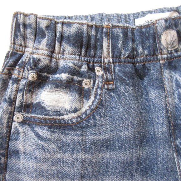 NWT rag & bone Miramar Jogger in Lynn Photo Print Faux Jean Sweatpants XS - Picture 4 of 9